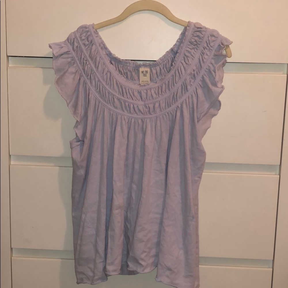 Free People Off the Shoulder Tee